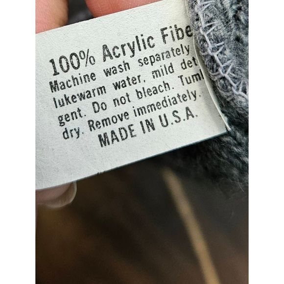 American Priority Gray Textured Zip Turtleneck Cardigan Sweater Size XL - Picture 7 of 9